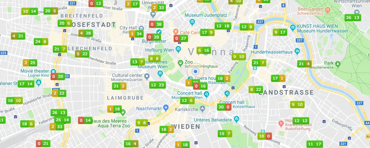 Citybike Vienna time lapse video