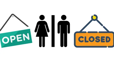 Public Toilets in Vienna app showing nearby restroom locations on a map