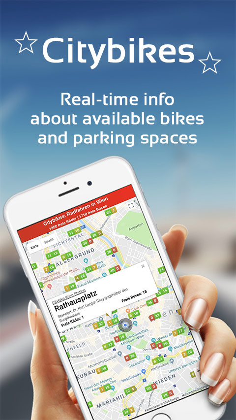 Citybikes Vienna Citybikes Vienna for iOS & Android